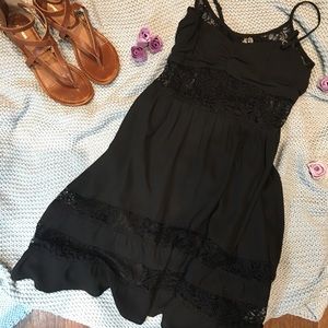 Black summer dress.
